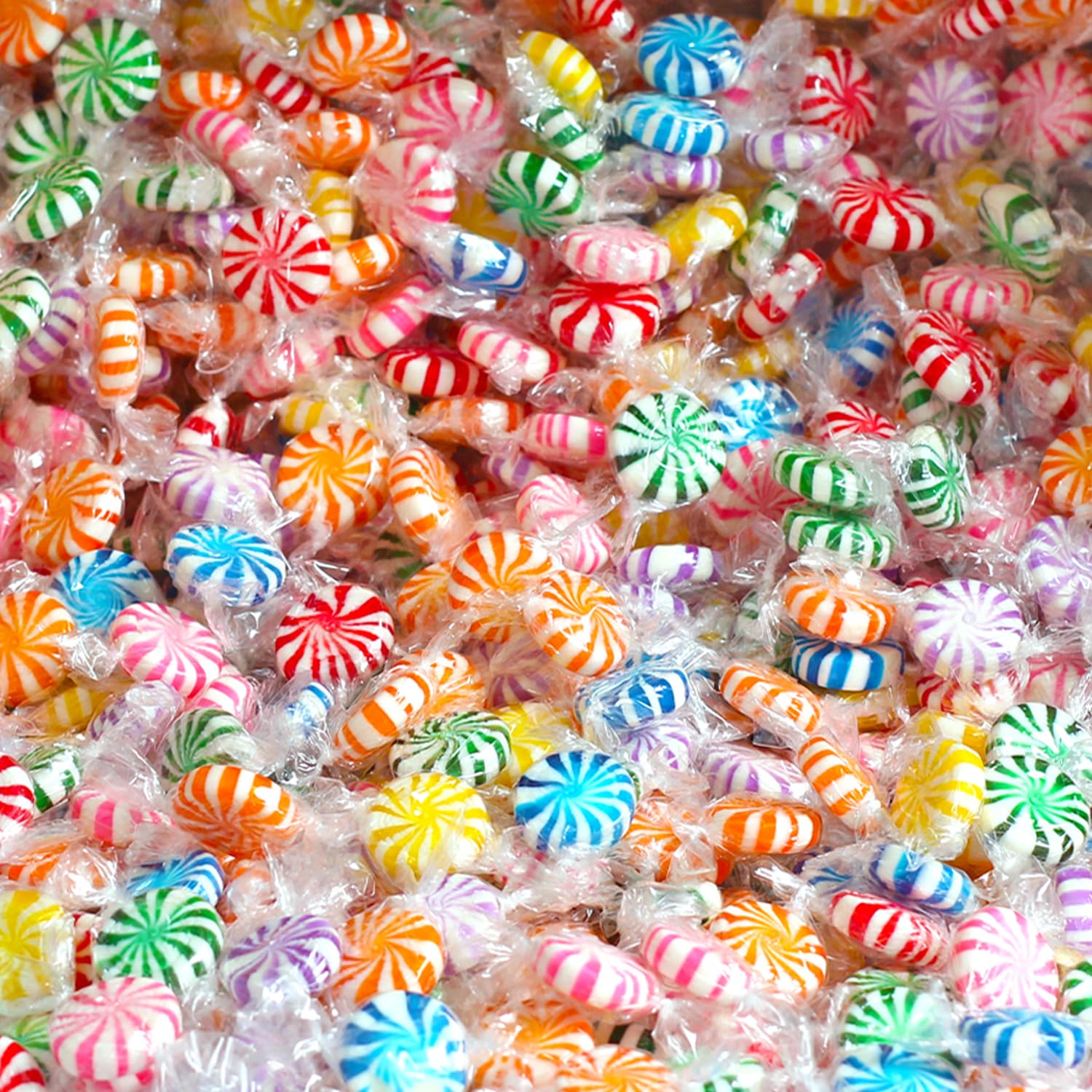 A Great Surprise waiting room display brightening spaces with vibrant fruit candies.