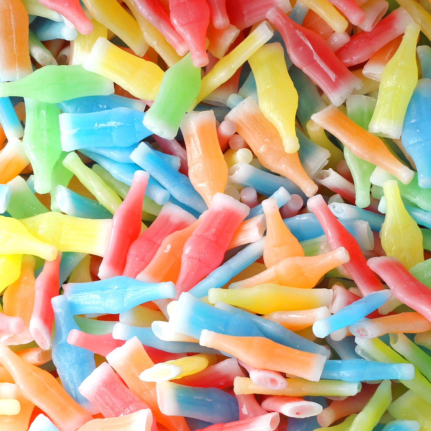 A Great Surprise wax bottle candies party display image for nostalgic 90s vibes.