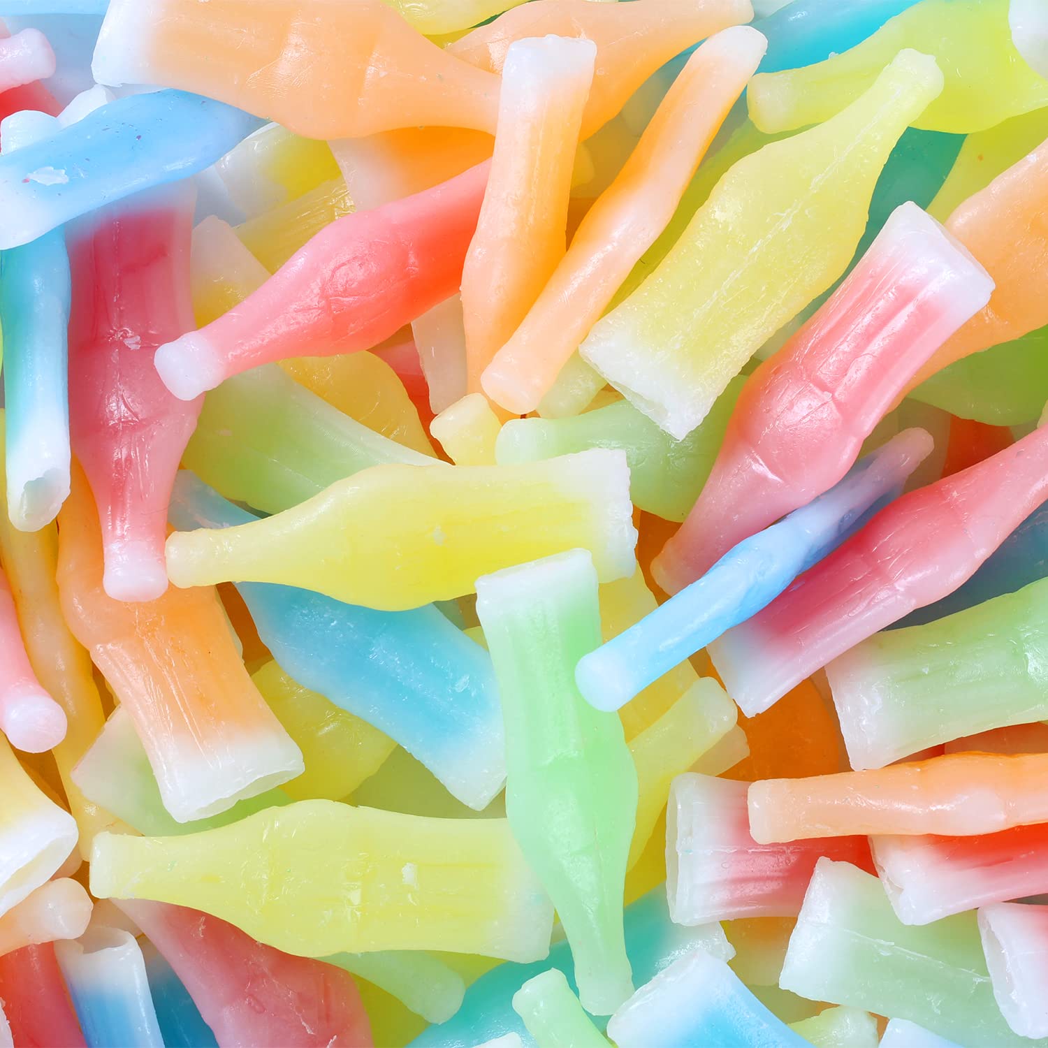 A Great Surprise wax bottle candy orange flavor, great for vibrant buffets.