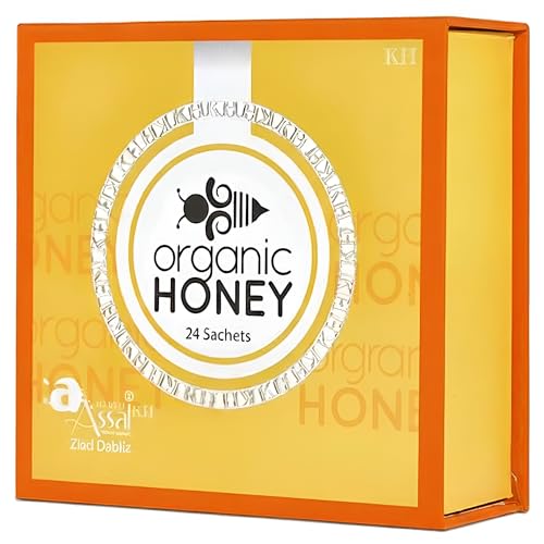 A KHAN EL ASSAL honey with bee pollen and ginseng close-up showing ingredients