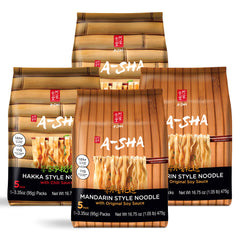 A-Sha Mandarin Original pack—10 servings for fast plant-based meals.