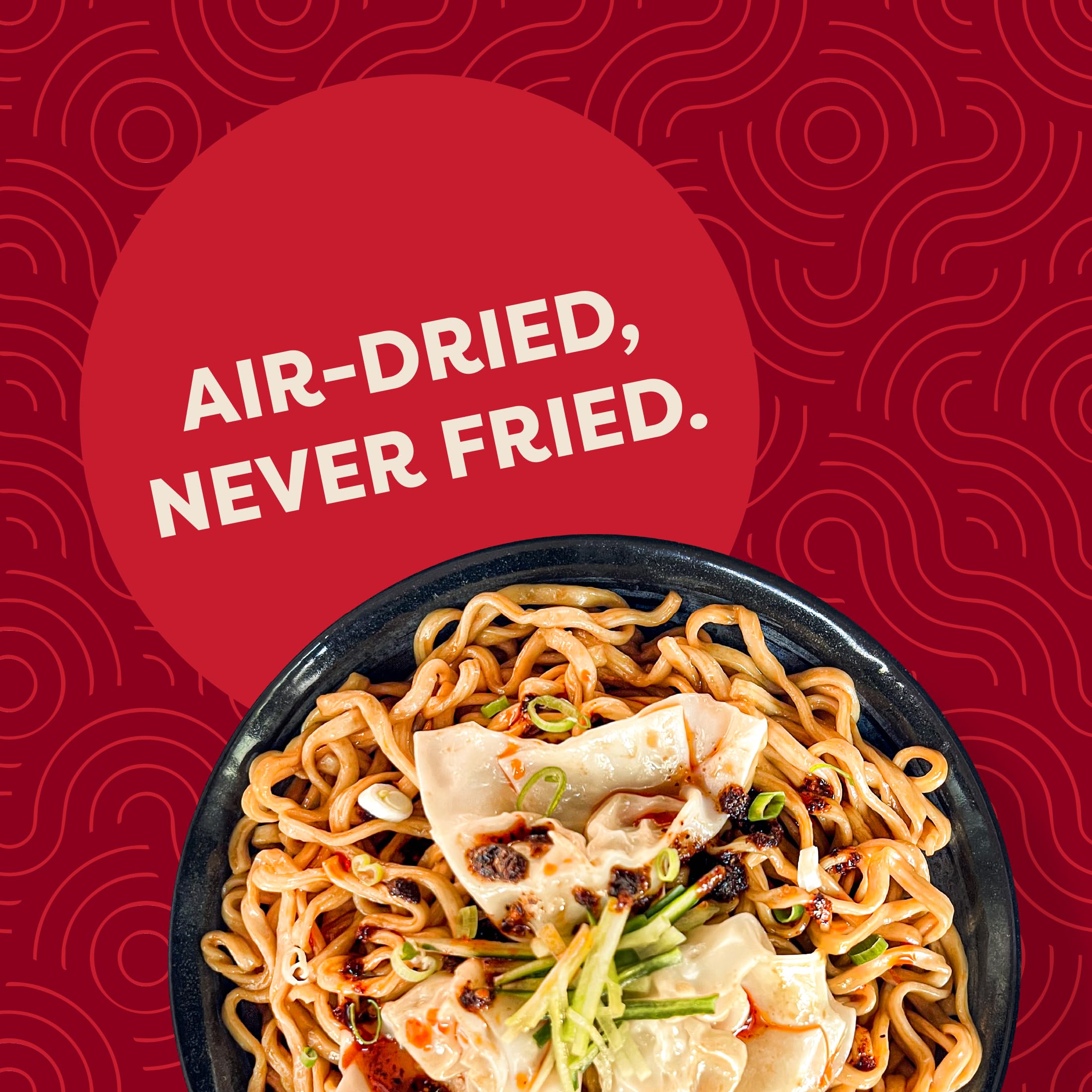 A-SHA Meteor Dan Dan Noodles cook in about four minutes
