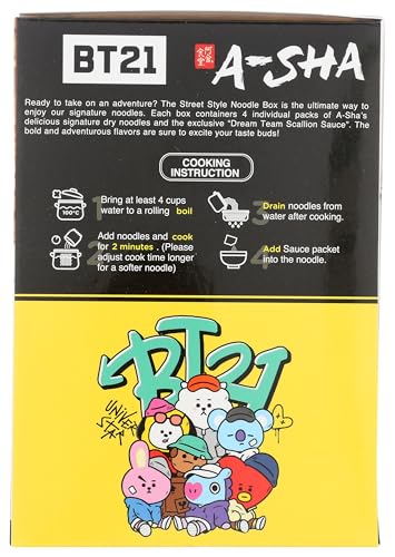 A-SHA pack shown with prepared noodles and veggies for convenience.