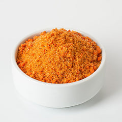 Spicy Peanut Bake coating on fish creates a golden crust enhancing seafood flavor.