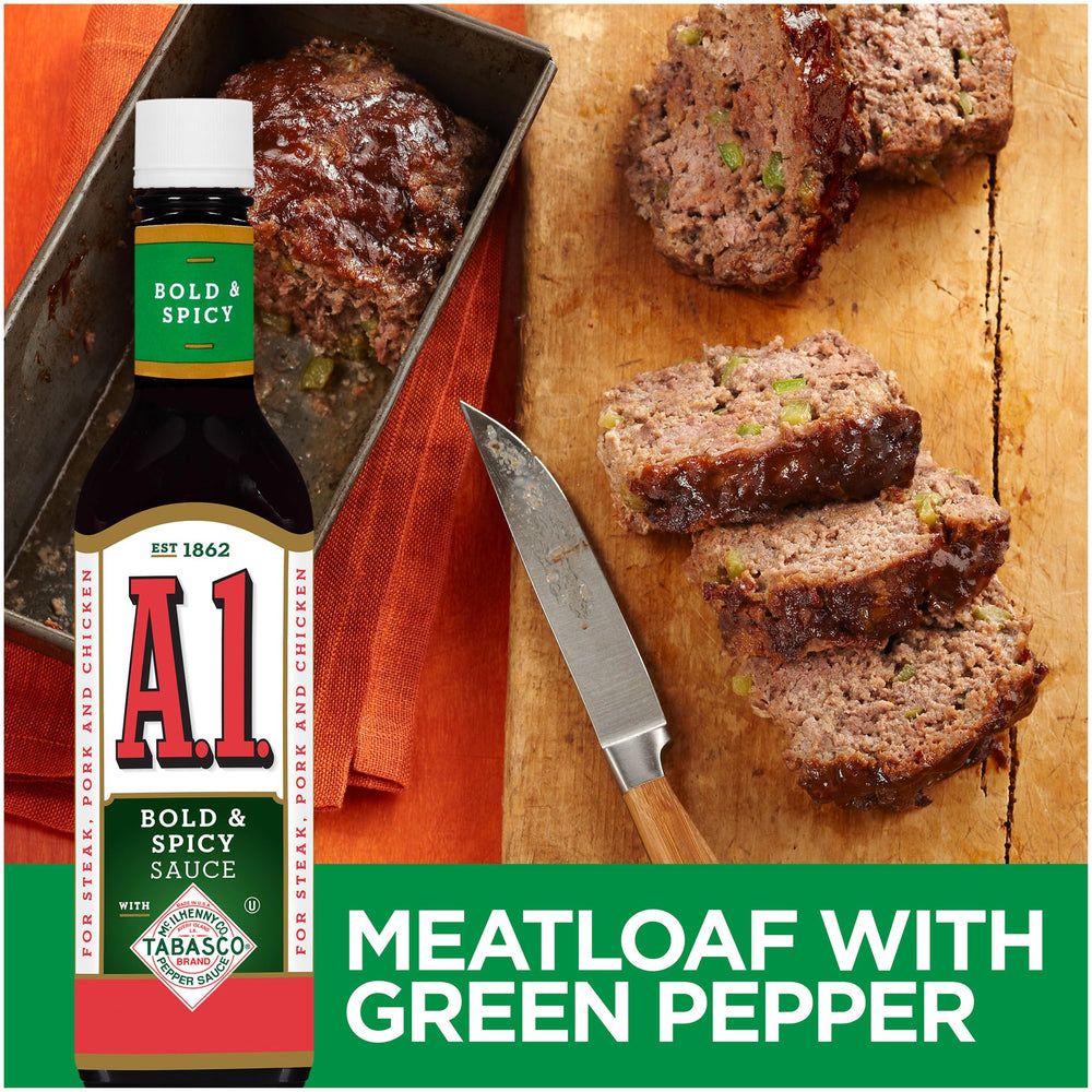 A.1 Bold & Spicy Sauce 10oz glass-bottle keeps sauce fresh after opening.