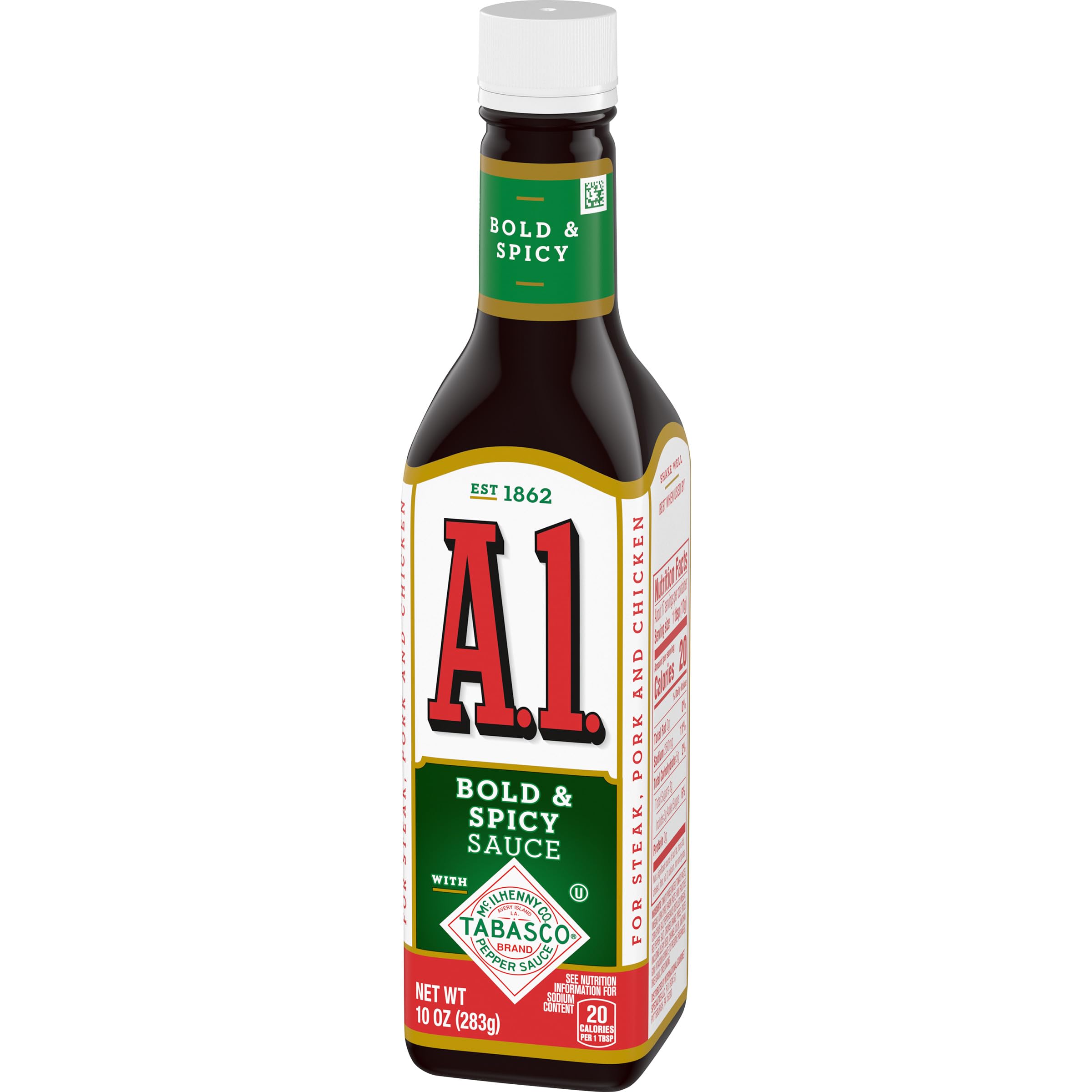 A.1 Bold & Spicy Sauce pack-four-bottles ensures consistent flavor for families.