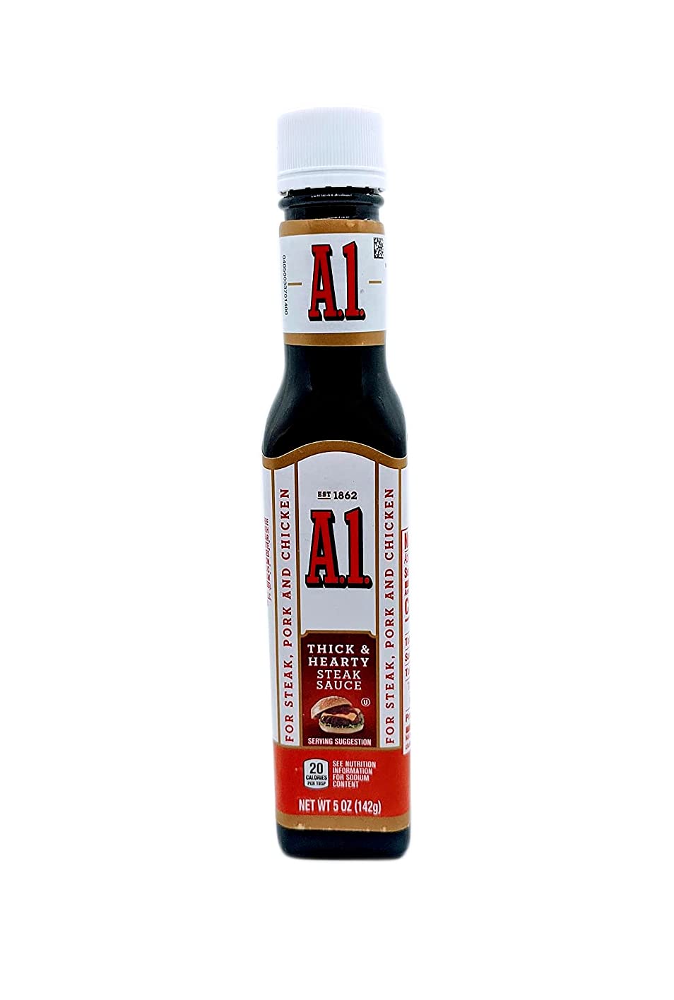 A.1 Thick & Hearty bottle front improves bold steak flavor.