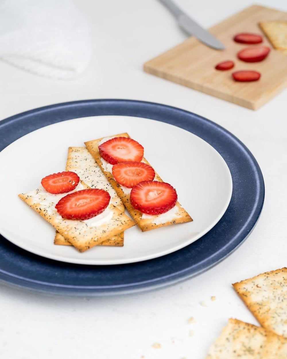 Absolutely Gluten Free Everything Flatbread dips ready for savory pairings