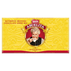 Abuelita authentic Mexican hot chocolate bar packaging for cozy family moments