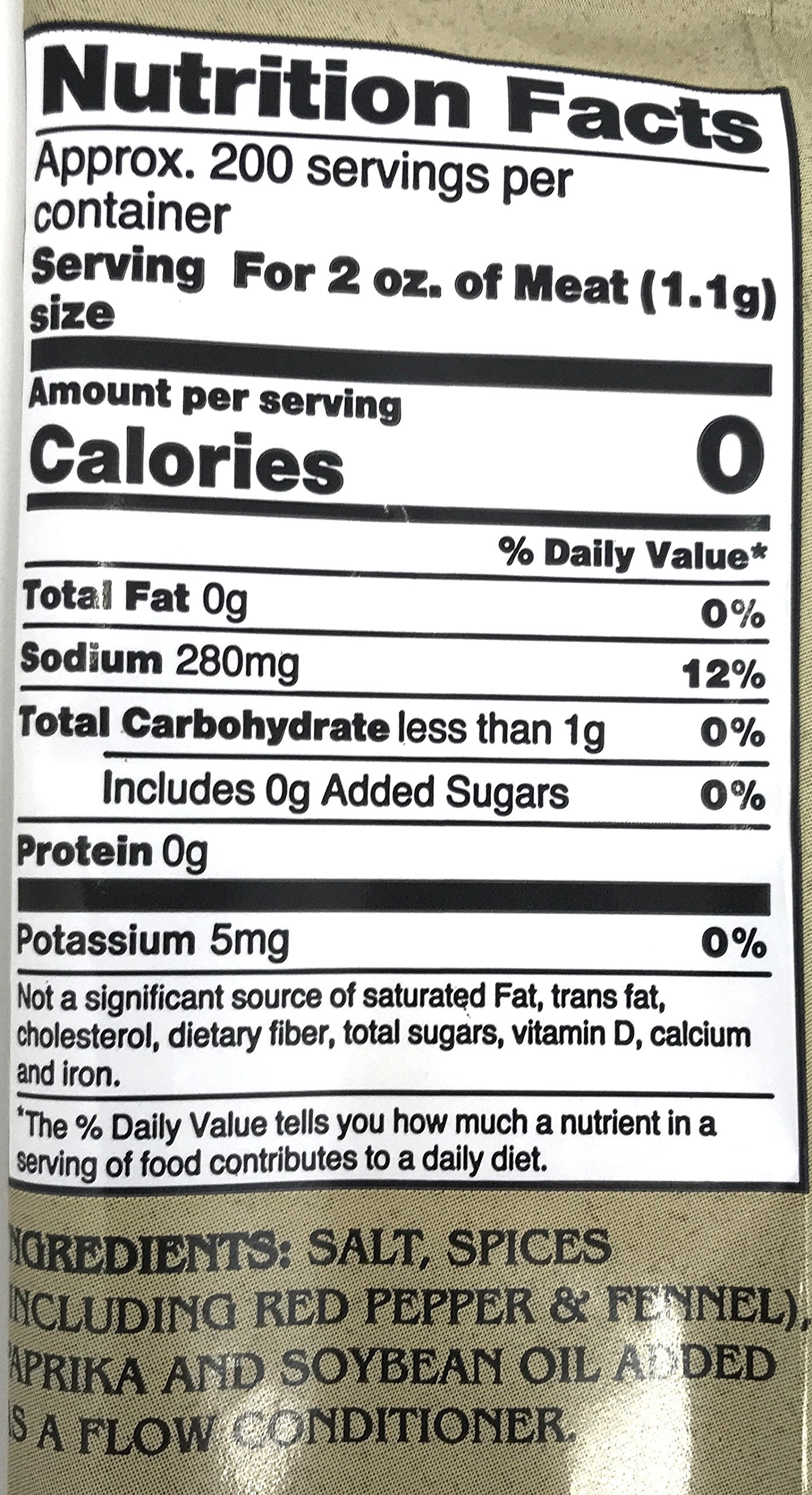 A.C. Legg dry seasoned blend for authentic sausage flavor.