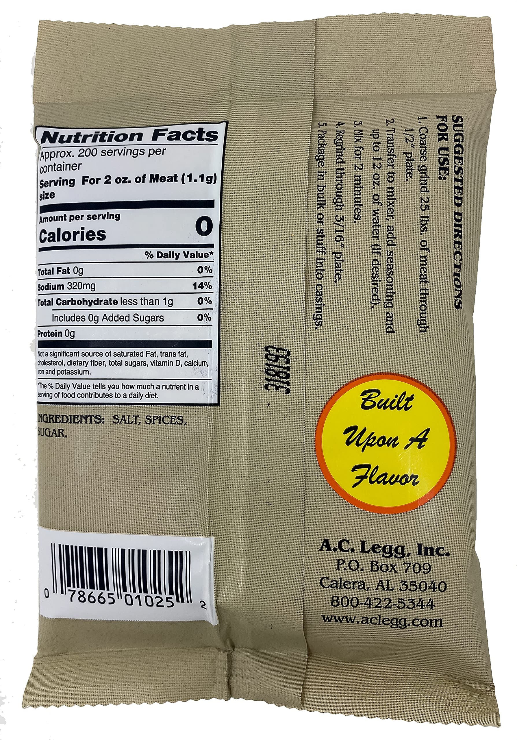 AC Leggs high barrier packaging keeps seasoning fresh and flavorful