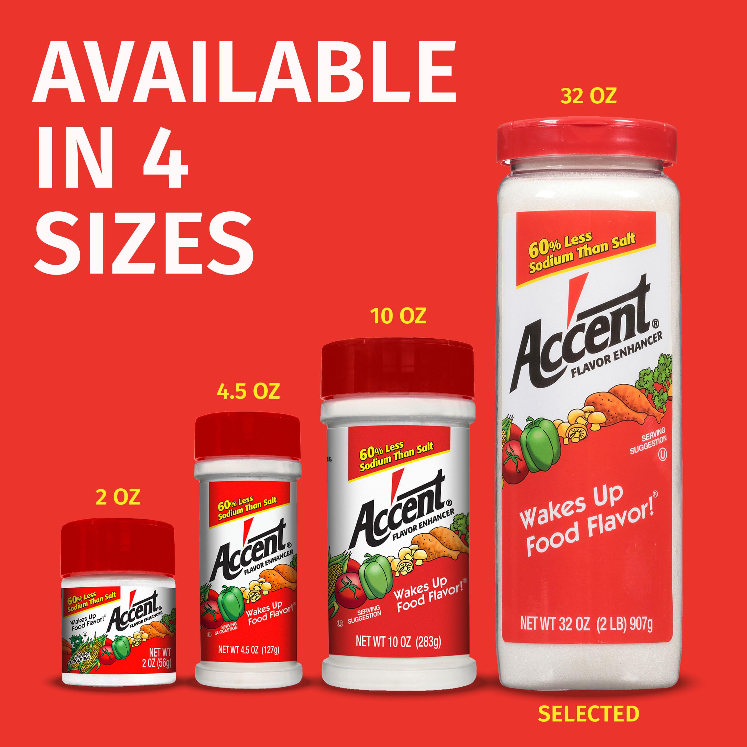 Ac'accent gluten-free symbol signals suitability for gluten-conscious cooking.
