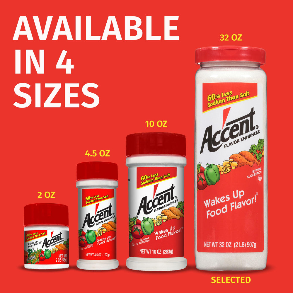 Ac'accent gluten-free symbol signals suitability for gluten-conscious cooking.