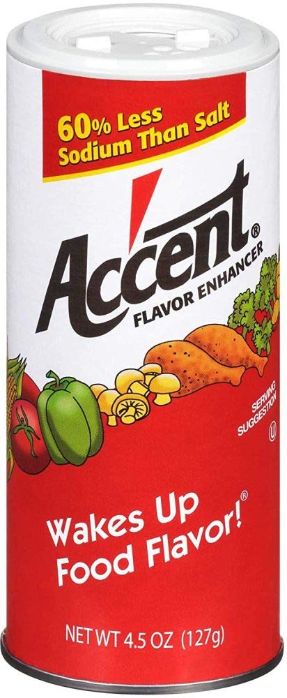 Ac'cent flavor enhancer on a plated dish adds rich umami for meats and poultry.