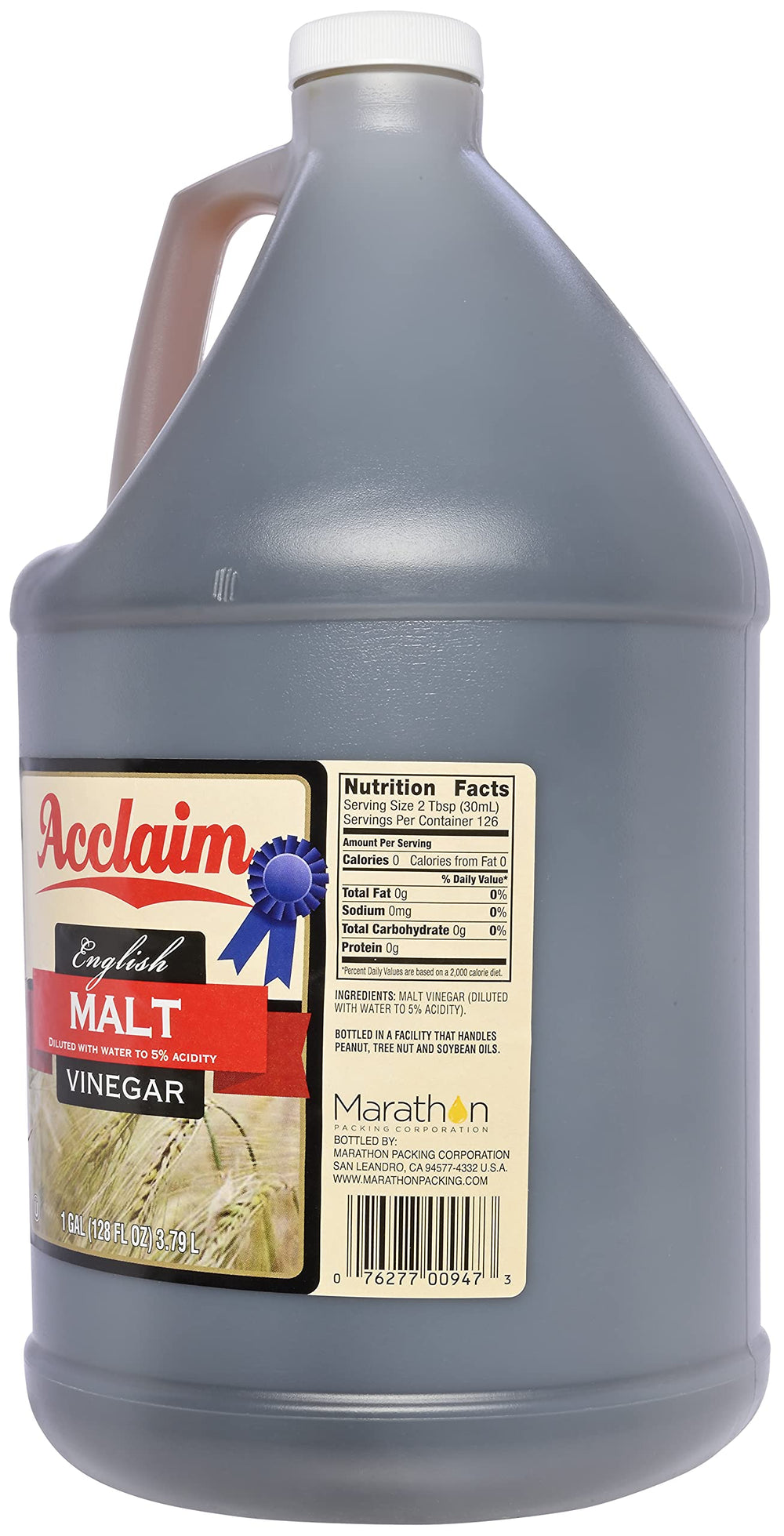 Acclaim English Malt Vinegar pouring, ready to season meats, fries, and dressings.