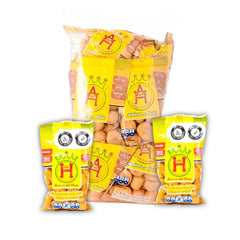 Achiras del Huila 12-pack bag, crispy gluten-free snack for on-the-go.