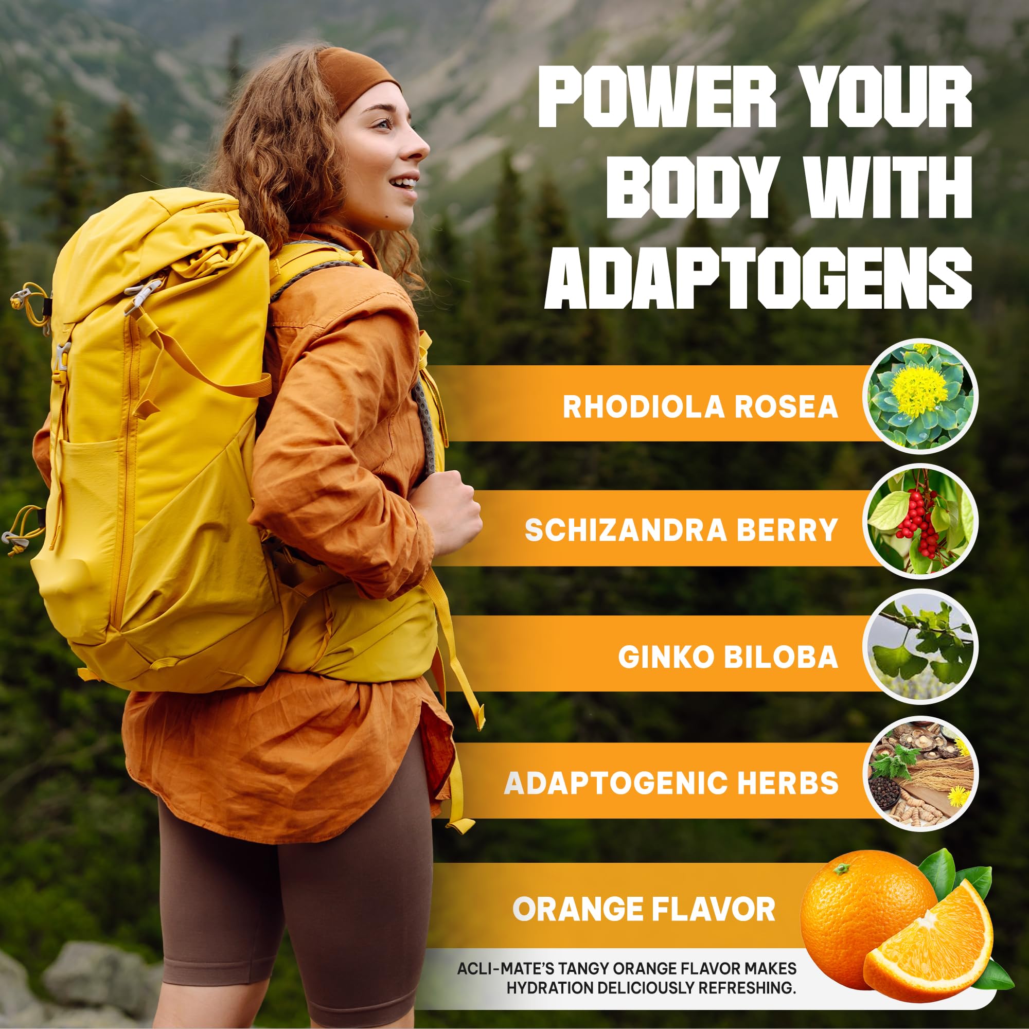 Acli-Mate hydration on the trail supports steady energy