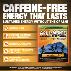 Acli-Mate mountain drink mixed in a glass during workouts