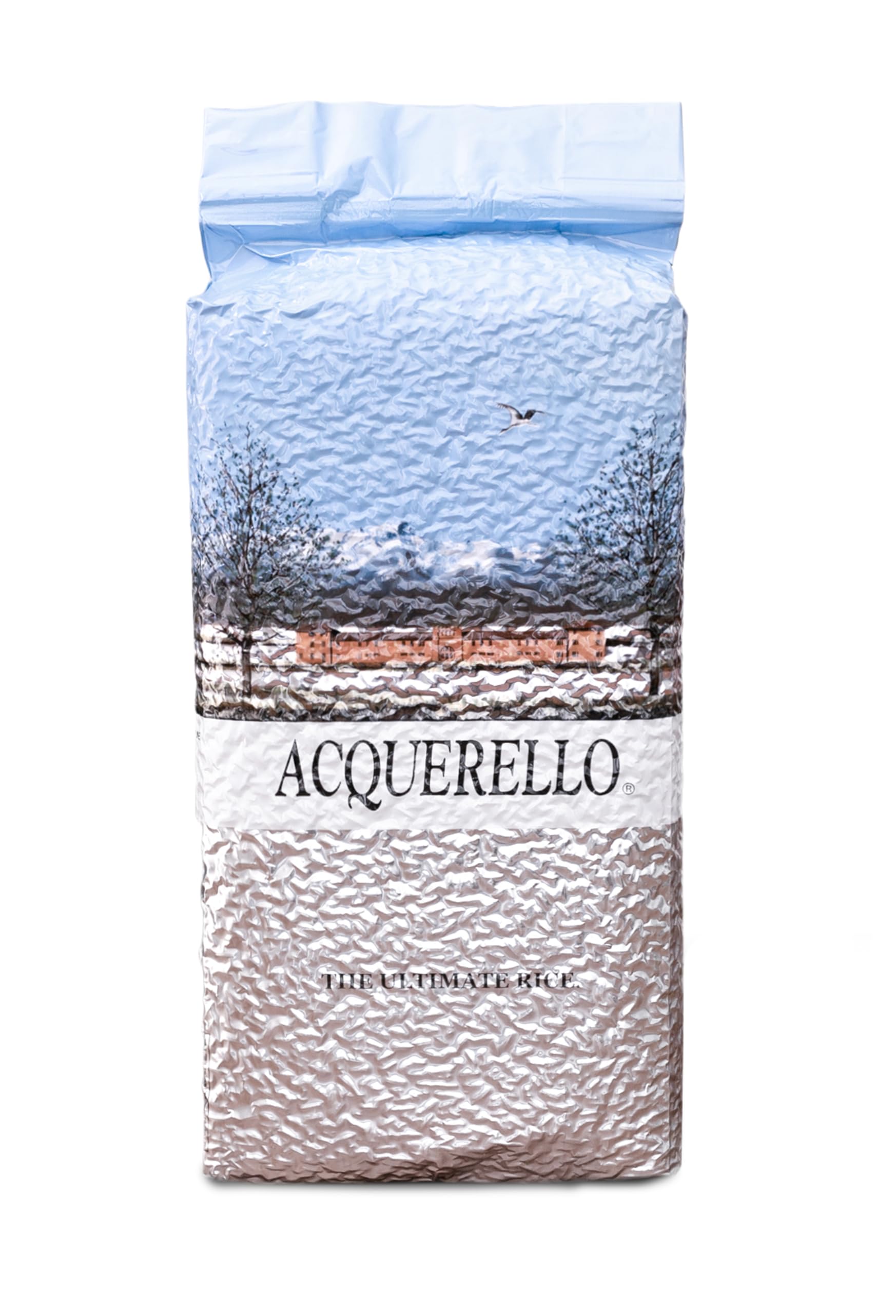 Acquerello aged Carnaroli rice in a bag for restaurant-quality risotto at home.