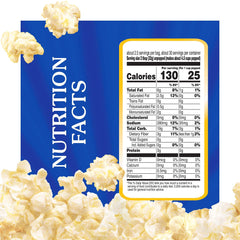 Close-up of ACT II butter popcorn bag highlighting rich butter flavor.