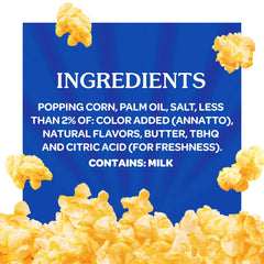 ACT II Xtreme Butter popcorn in microwave, ready in minutes for busy evenings.