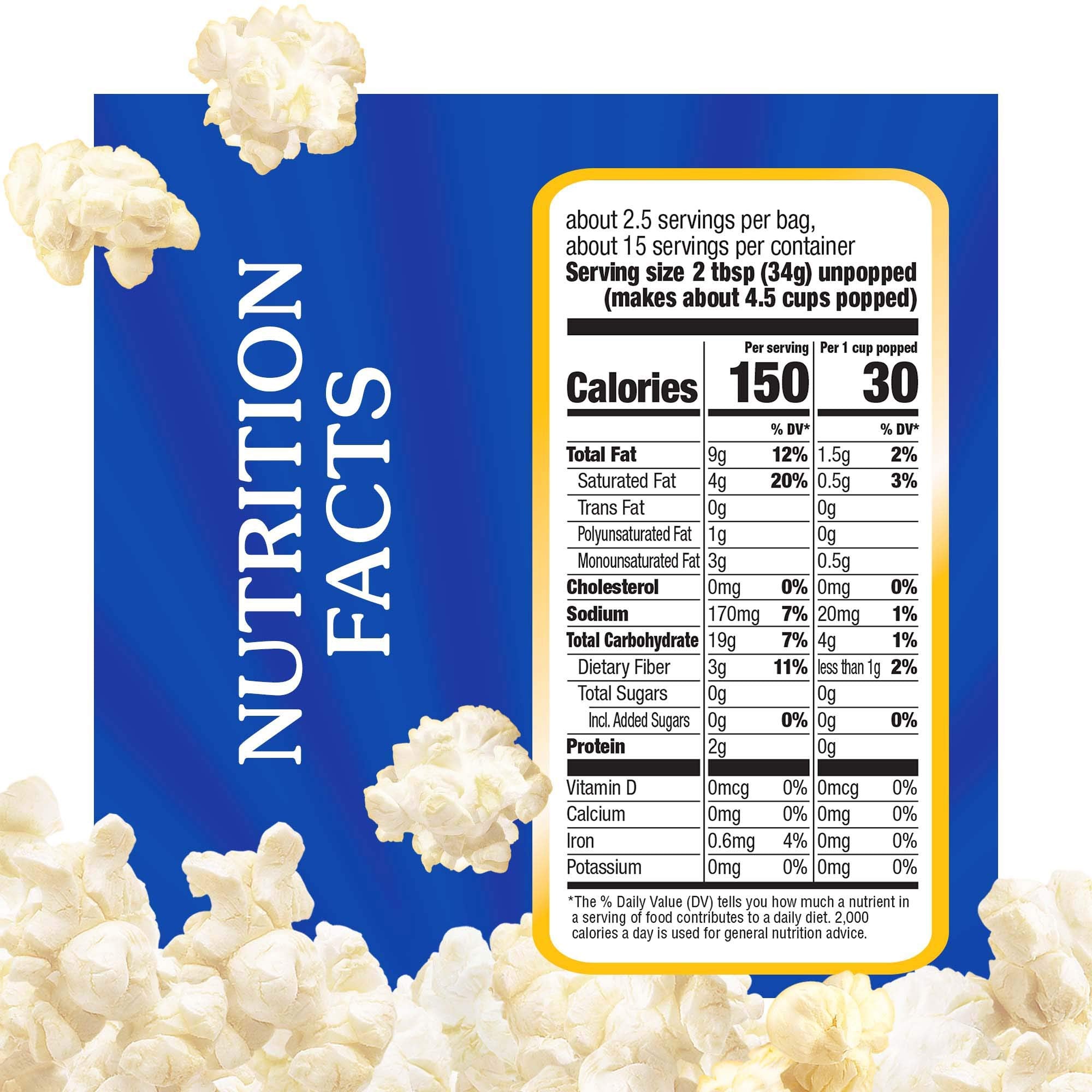 ACT II Kettle Corn 2.75 oz bags for quick snacking.