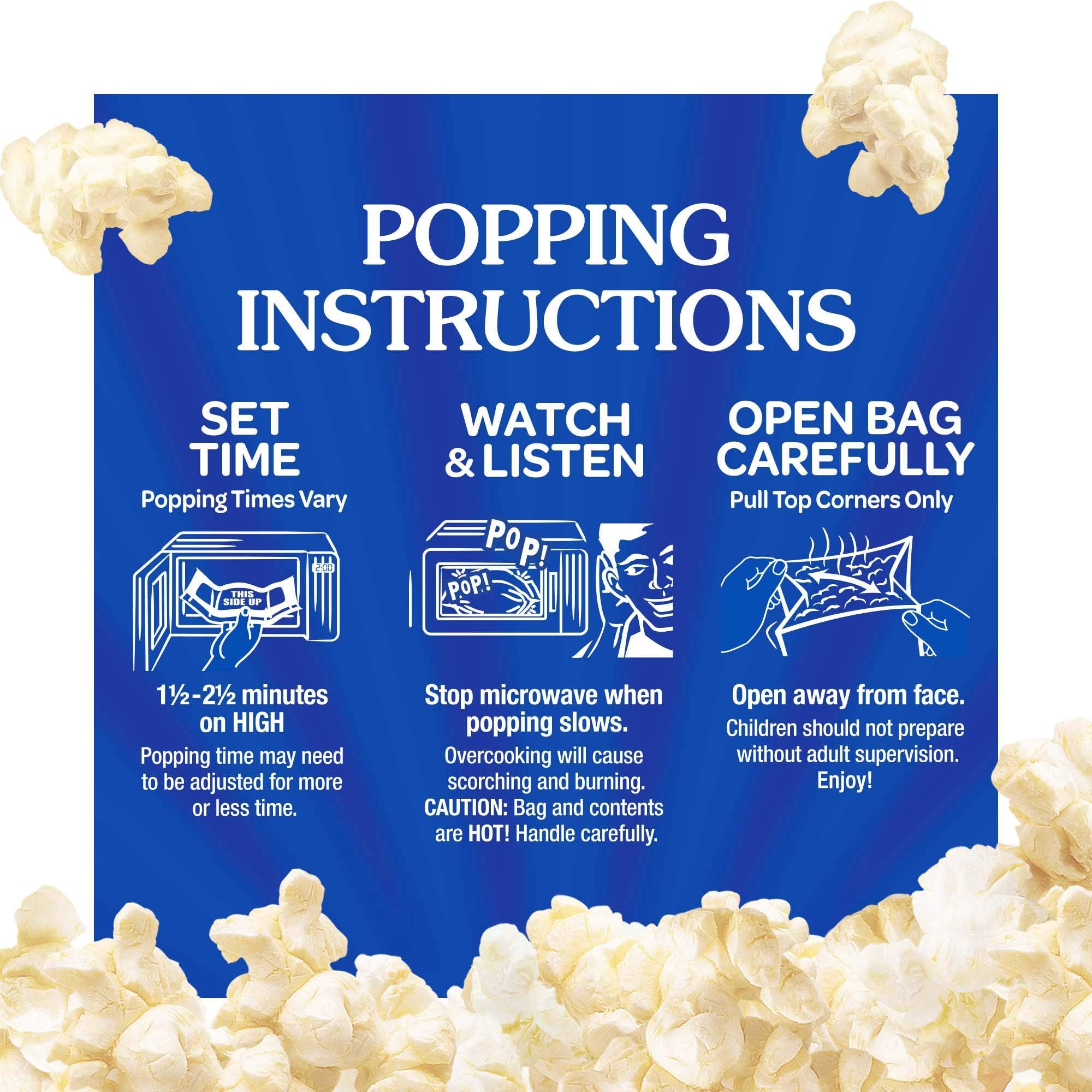 ACT II Kettle Corn popcorn ideal for movie nights, parties, and gatherings.