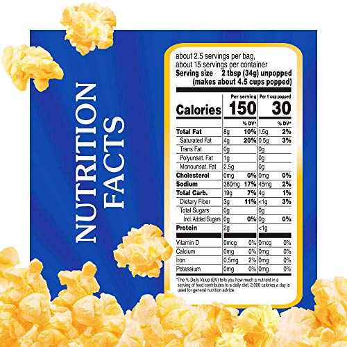 ACT II popcorn microwaving in two minutes for a quick snack
