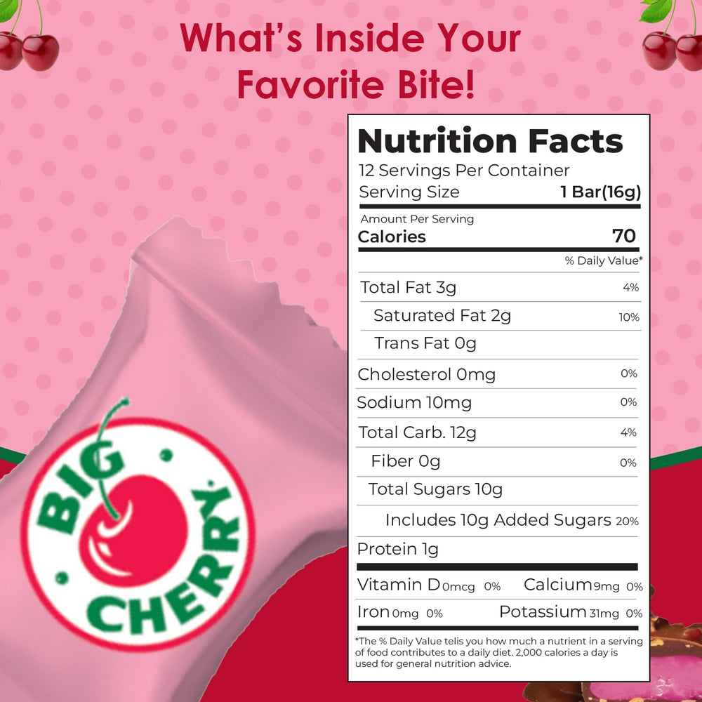 Cherry-cream center detail showing smooth texture for a premium bite.