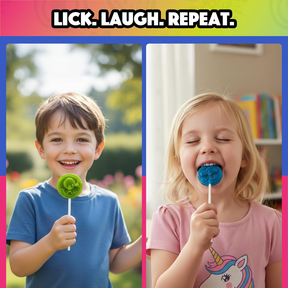 Green apple Sour Punch lollipop ready for classroom or party