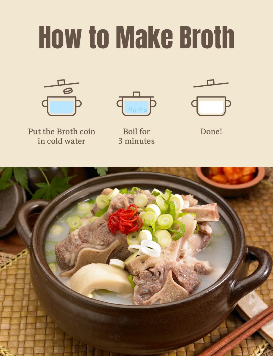 Packaging scene showing light-moisture protection for Sagol broth coins