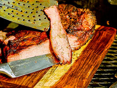 Beef ribs coated with Adkins seasoning for a savory crust and aroma.