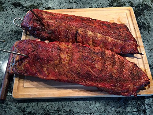 Adkins rub on chicken quarters delivers Texas-inspired flavor for baking or grilling.