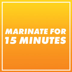 Adolph's Marinade in Minutes meat in marinade bowl ready to tenderize.