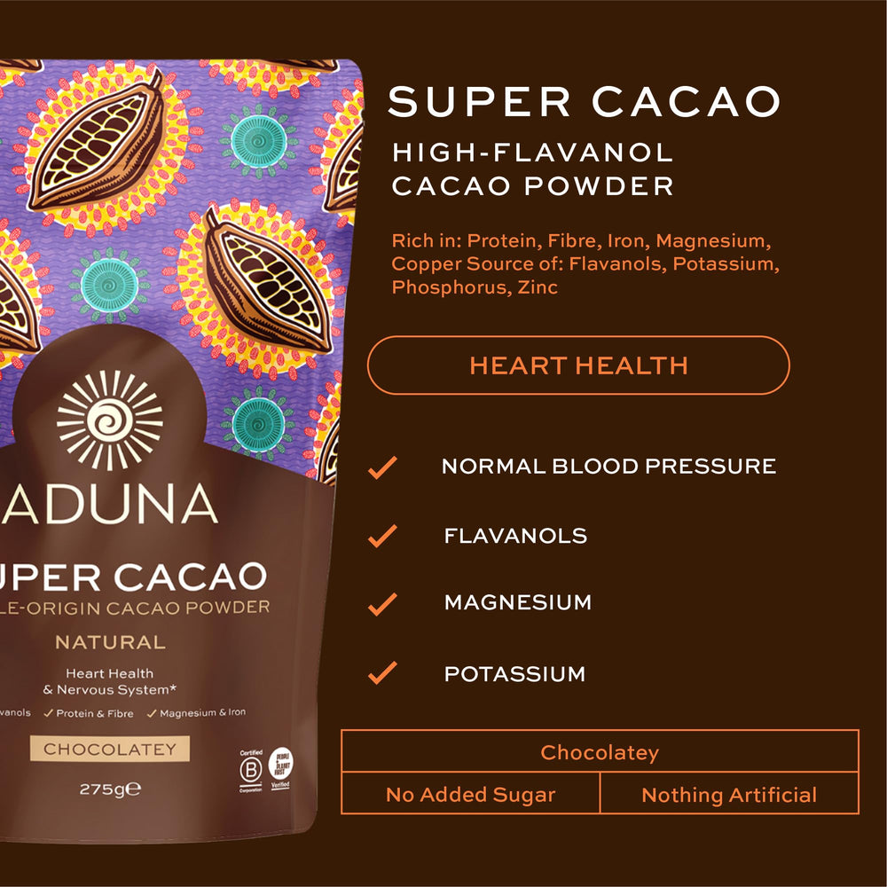 Aduna cacao beans Ghana origin close-up highlighting single-origin quality and flavor.