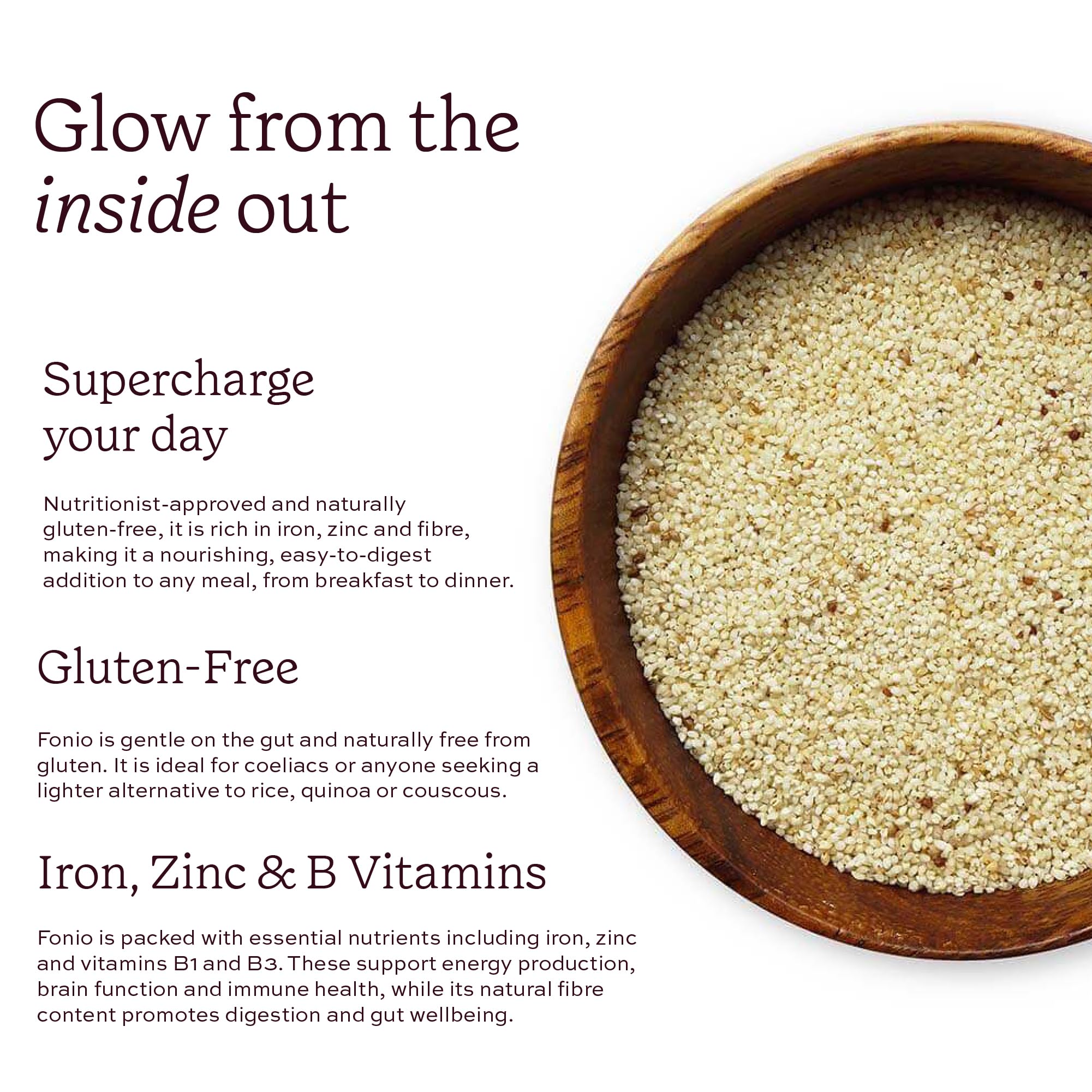 Aduna Fonio baking dough demonstrates its adaptable texture for breads.