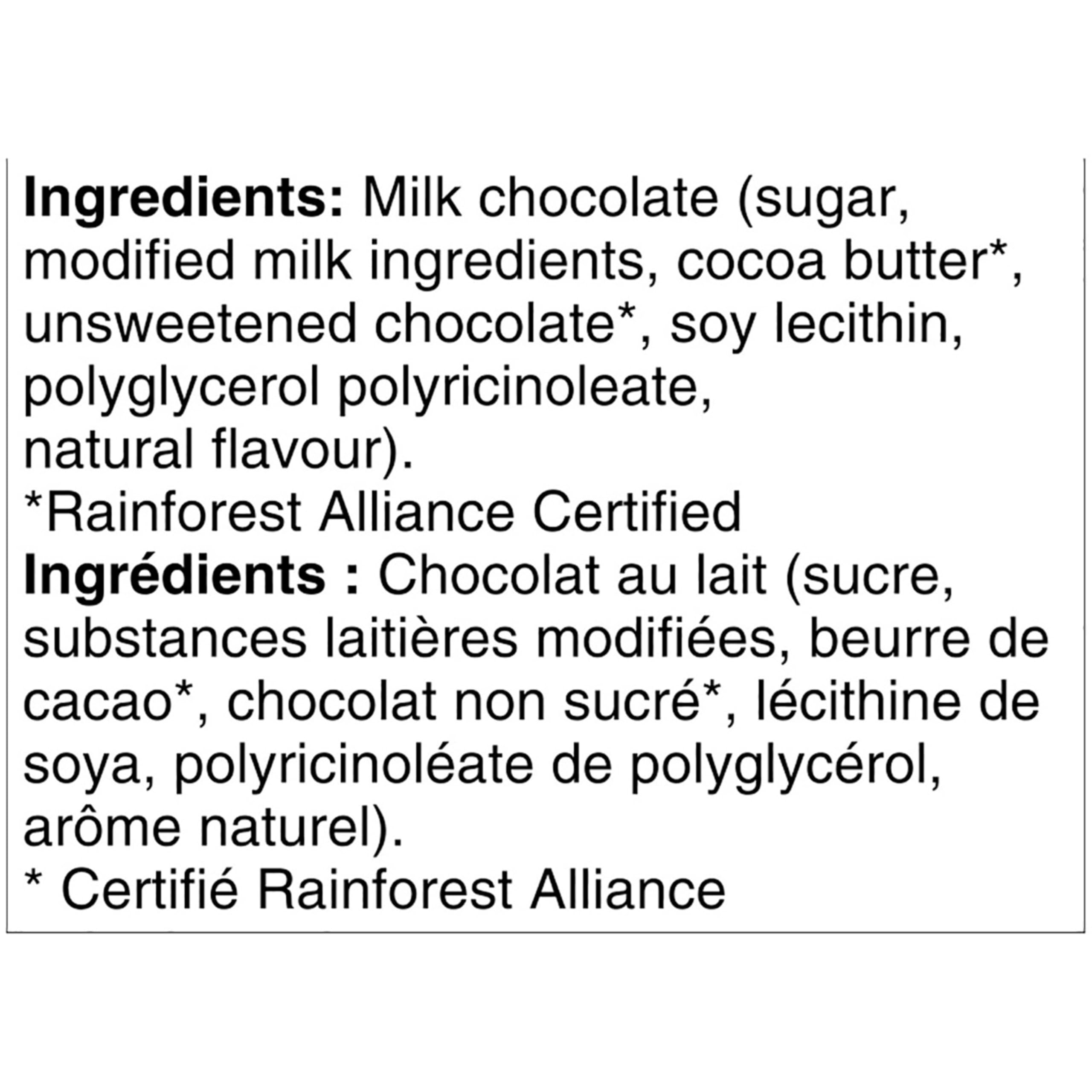 Aero Milk Chocolate bars close-up shows airy bubbles and creamy melt.