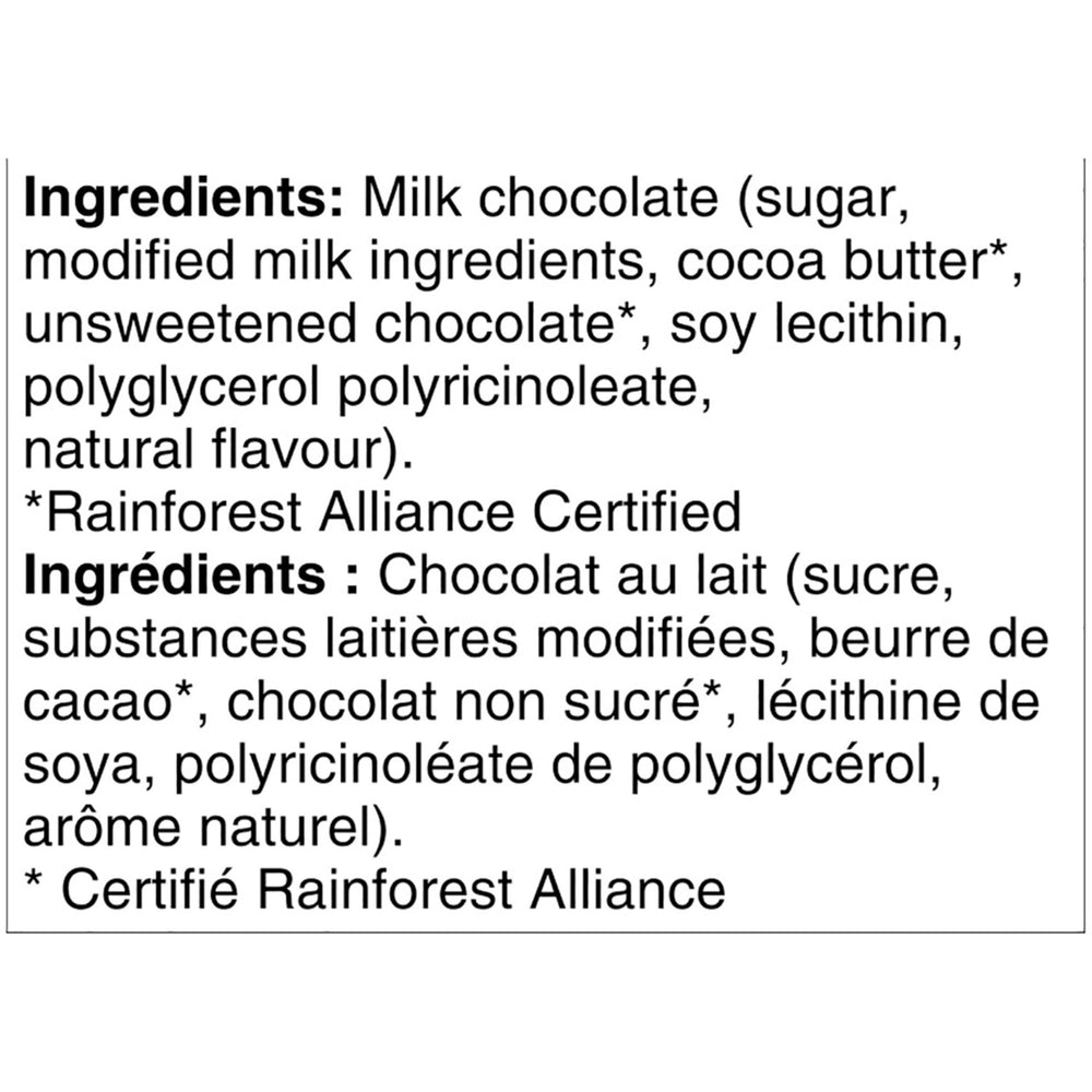 Aero Milk Chocolate bars close-up shows airy bubbles and creamy melt.
