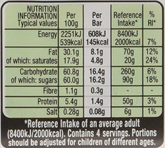 Close-up of AERO Mint Chocolate Bubbly Bar bars