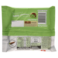 A bite of AERO Mint Chocolate Bubbly Bar in action