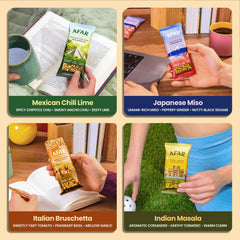 Afar Savory Bar Italian Bruschetta flavor in convenient pack