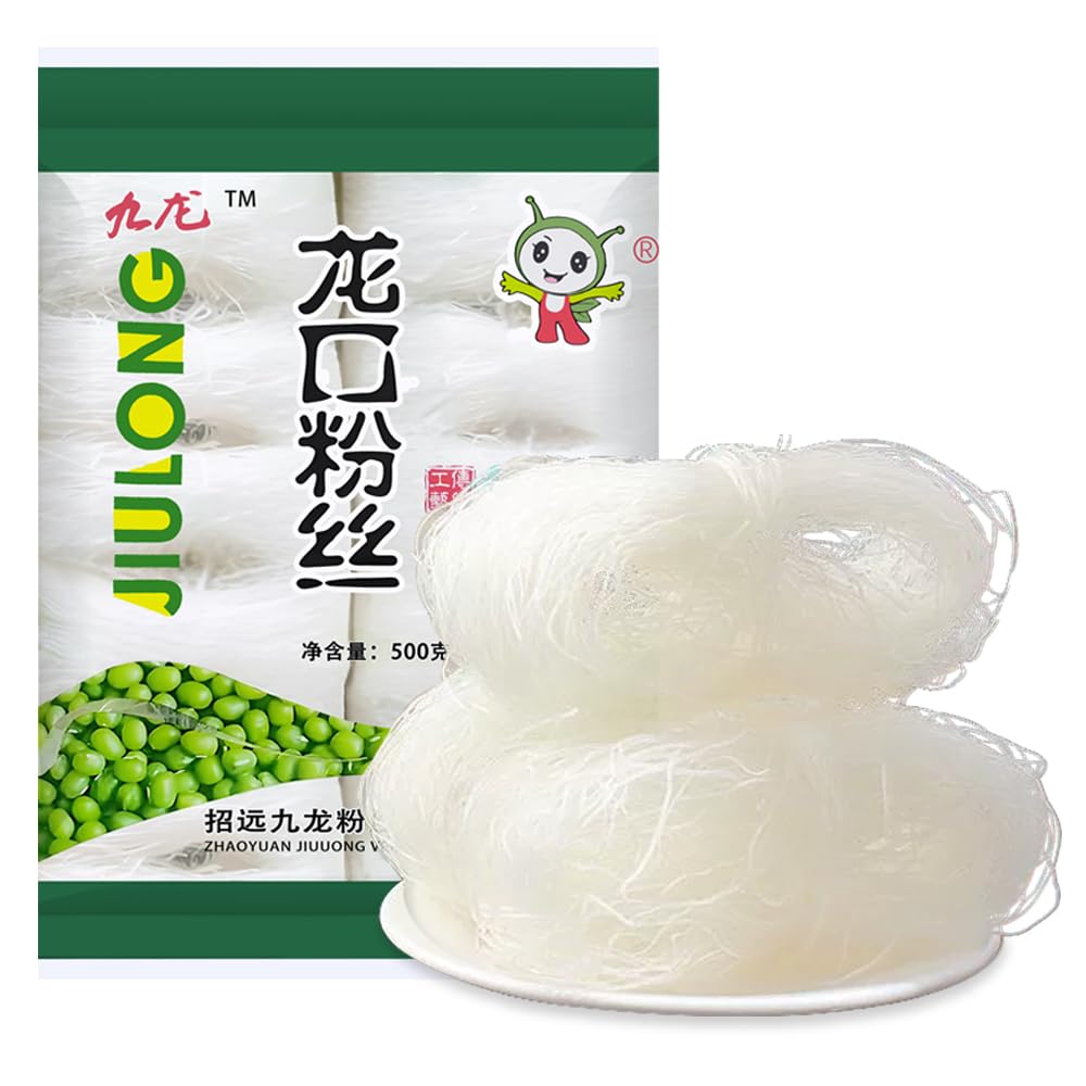 AFCIILAU Longkou vermicelli glass noodles with a soft bite, ideal for soups