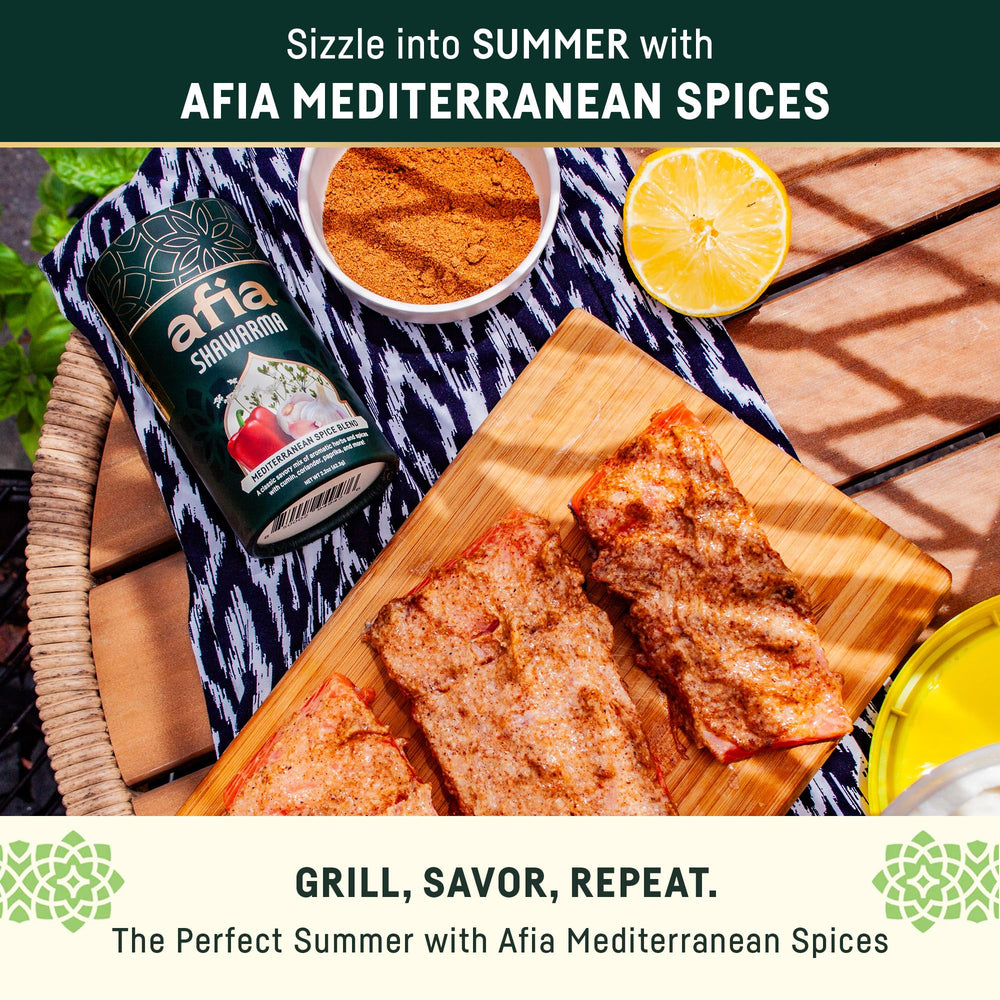 Afia red spice rub elevates roasts and grilled vegetables.