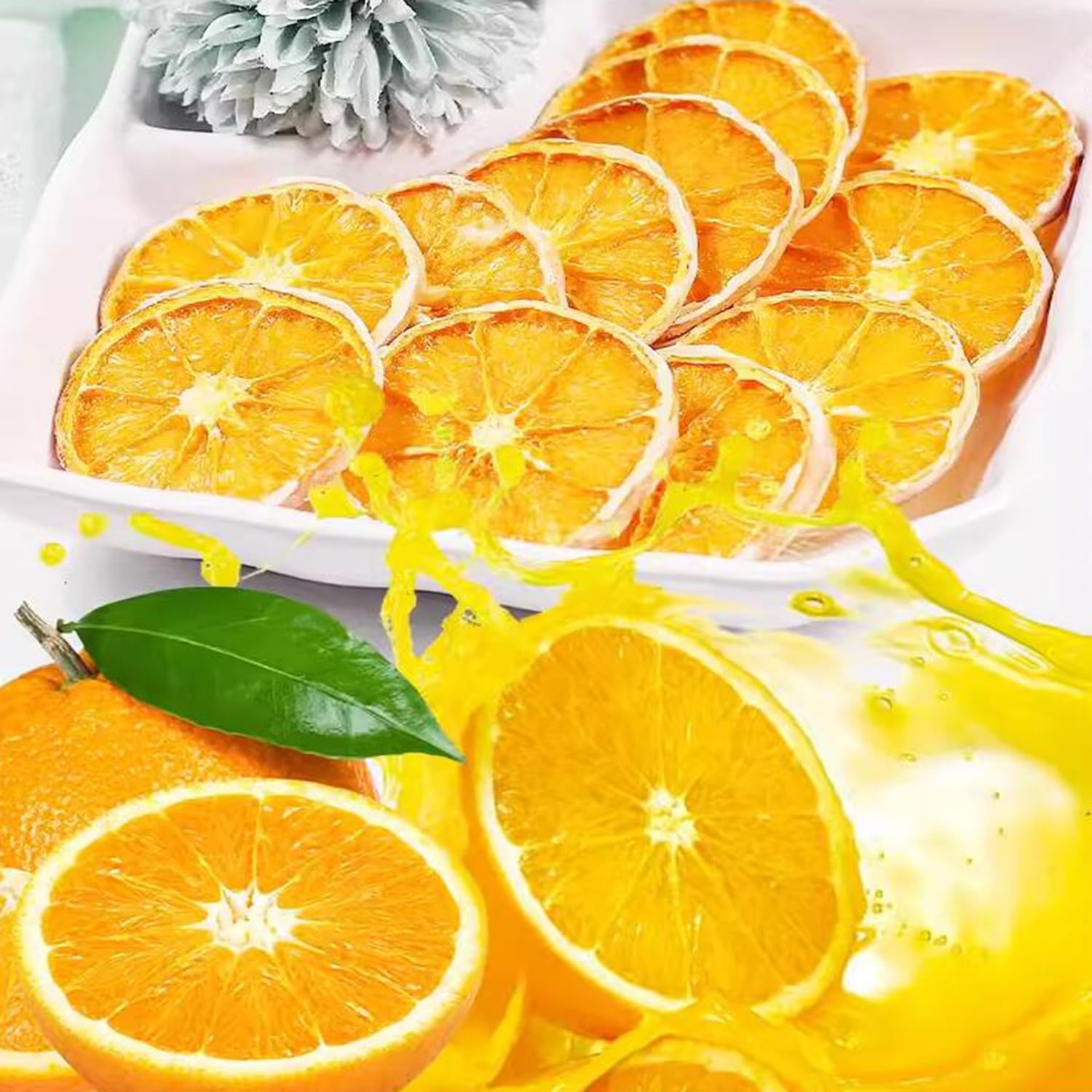 AFKCCPD orange slices for crafts offer a cozy citrus accent.
