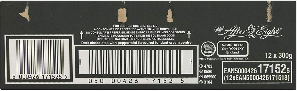 After Eight Seasonal Mints 300g closeup mint texture and chocolate coating