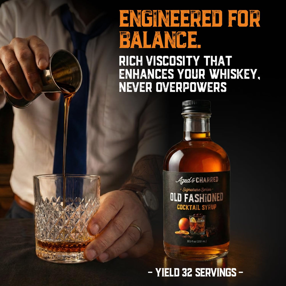 Aged and Charred spice closeup emphasizes cinnamon and clove notes.