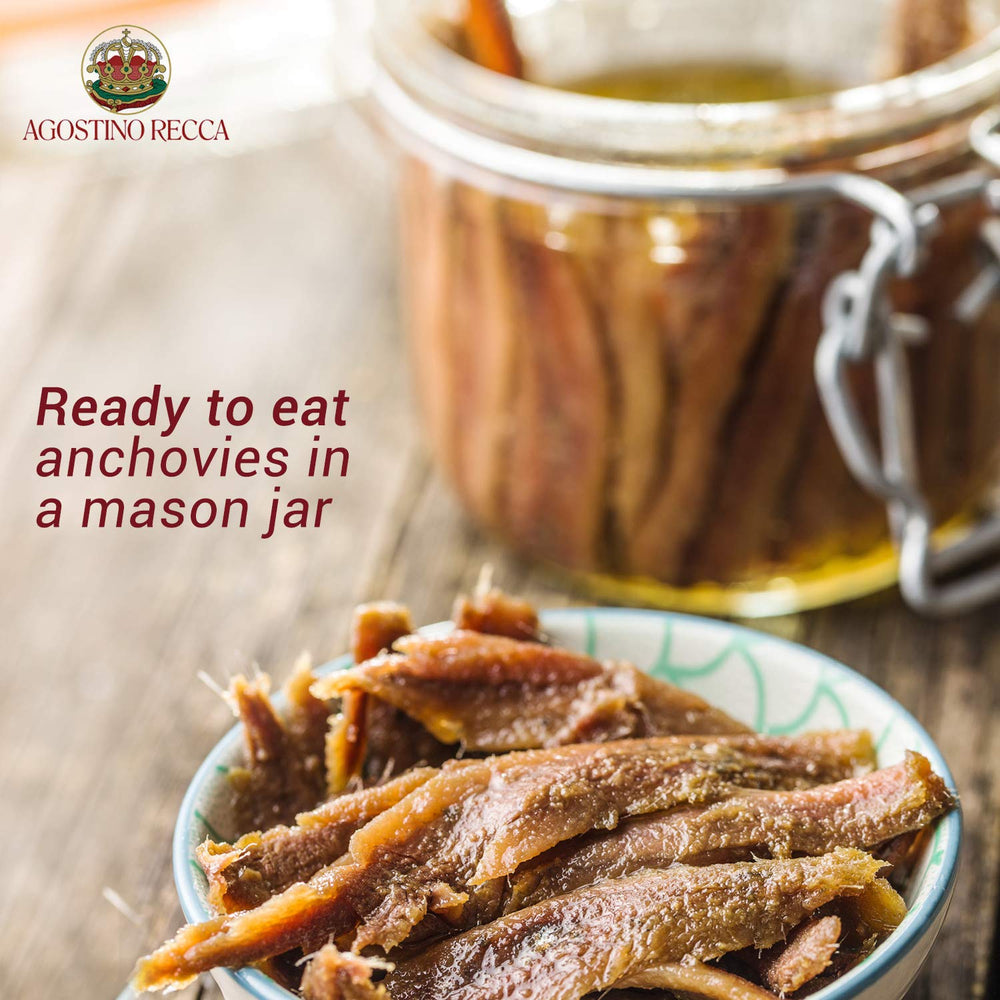 Pasta sauce with Agostino Recca anchovies for savory depth