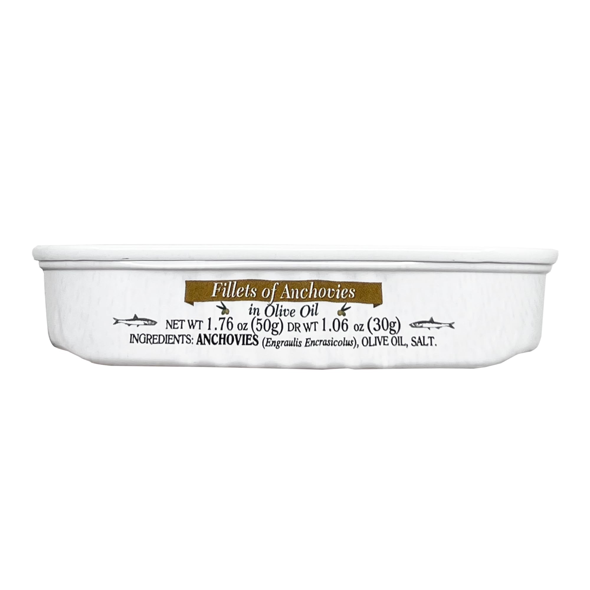 Agostino Recca gourmet tin collection signals convenient, chef-ready seafood in your kitchen.