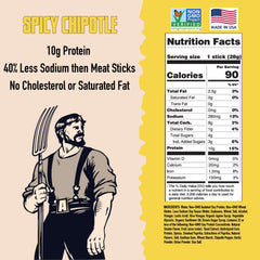 AGRO Power Vegan Jerky Stick chipotle pack laid out for quick snack planning.