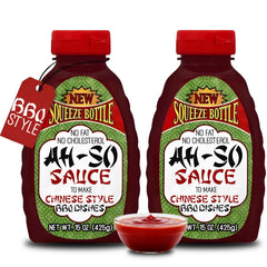 Ah So Red Rib sauce bottle pour for glaze and marinade on meats